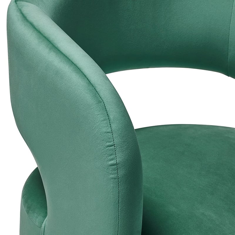 Botanist Sage Velvet Chair