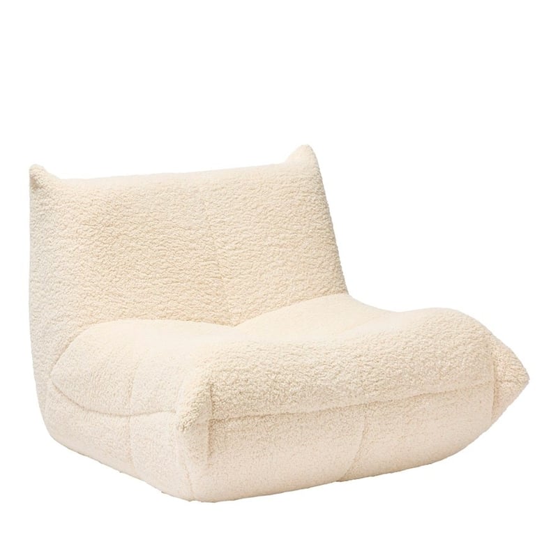 Glebe Ivory Sherpa Lounge Chair