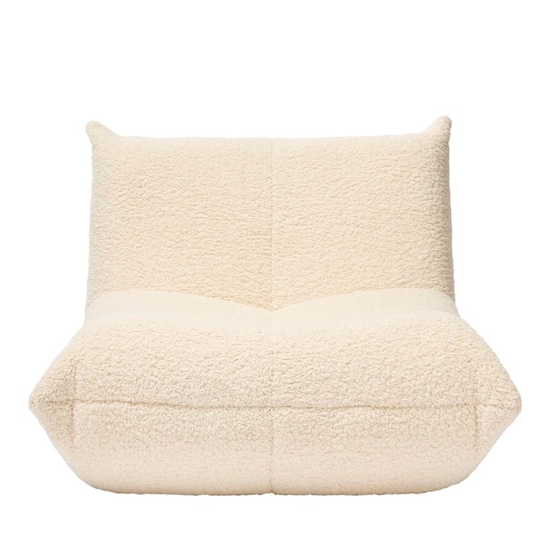 Glebe Ivory Sherpa Lounge Chair