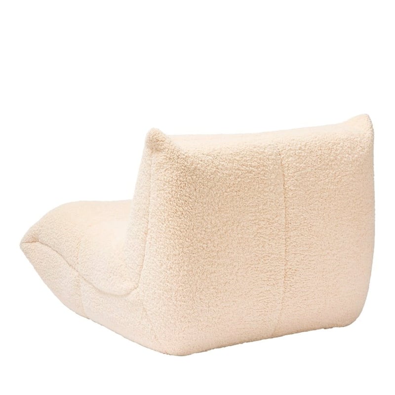 Glebe Ivory Sherpa Lounge Chair