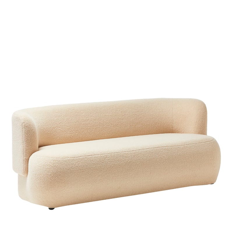 Elements Cream Teddy 2.5 Seater Sofa