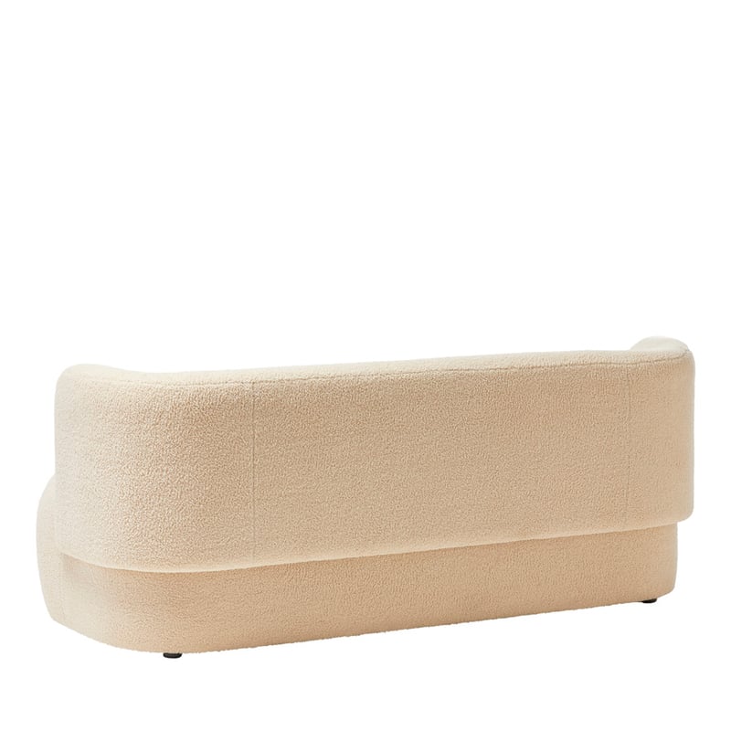 Elements Cream Teddy 2.5 Seater Sofa