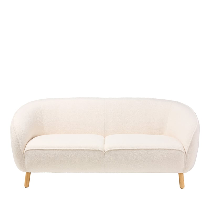 Juliette Vanilla Teddy 2.5 Seater Sofa