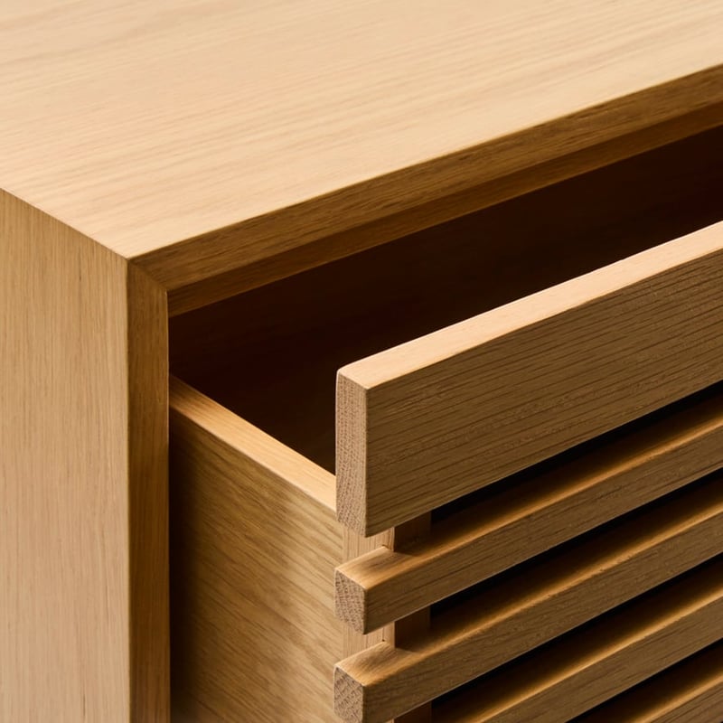 Mark Tuckey Slat Oak 3 Drawer Chest