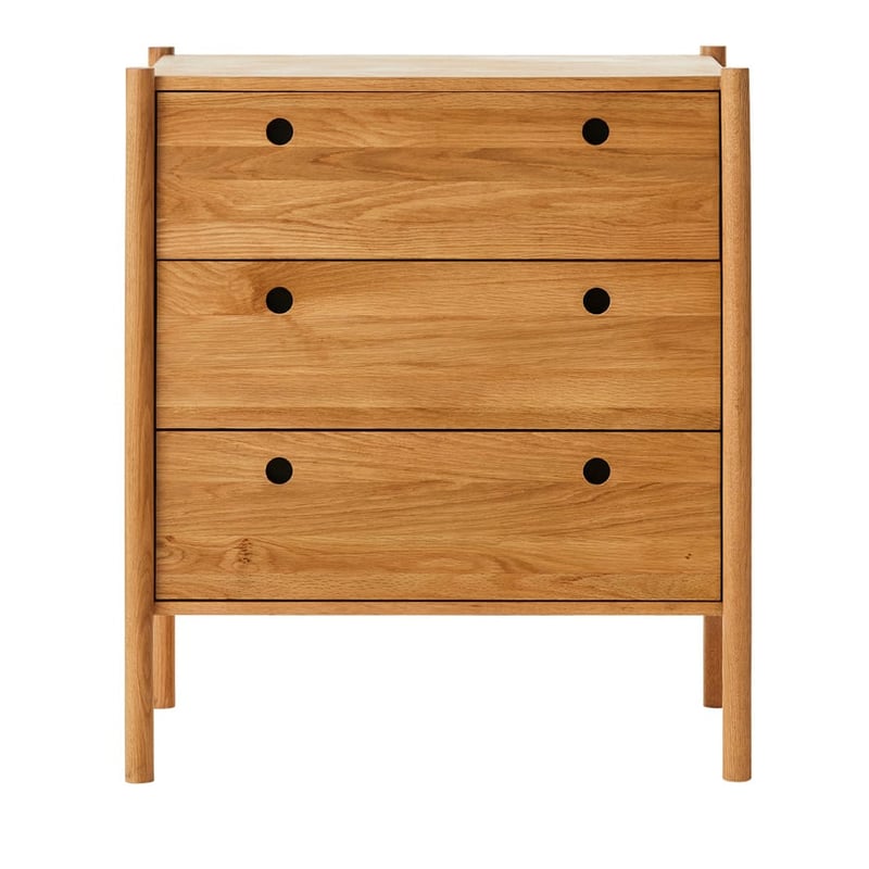 Mackay Oak 3 Drawer Chest