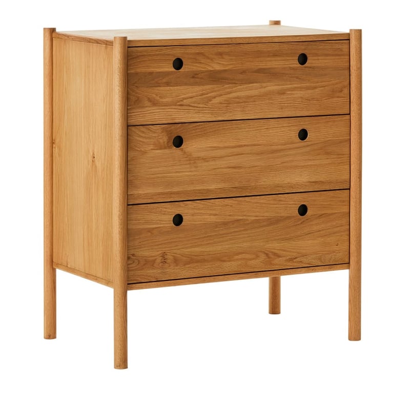 Mackay Oak 3 Drawer Chest