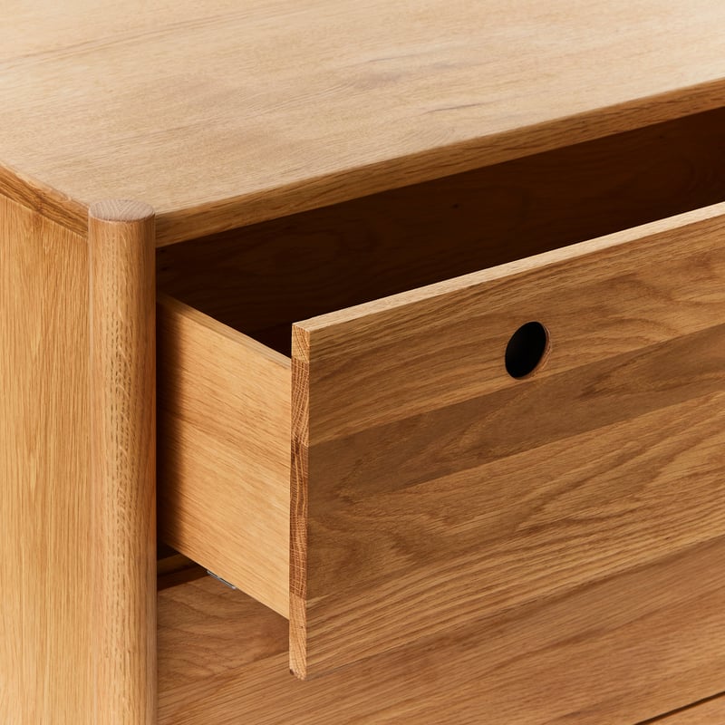 Mackay Oak 3 Drawer Chest