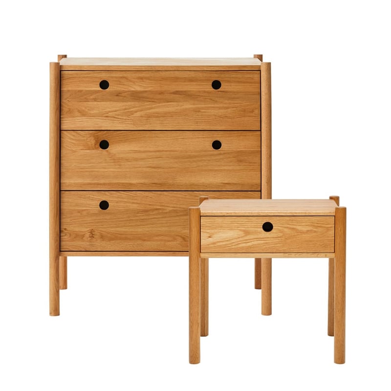 Mackay Oak 3 Drawer Chest
