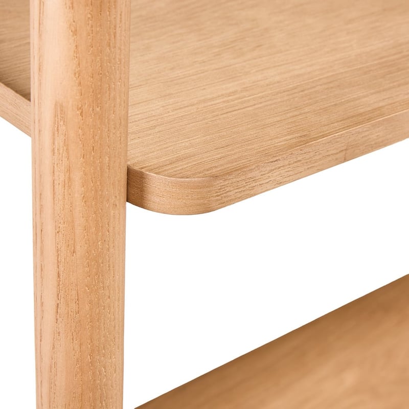 Elk Oak 3 Tier Wide Shelving