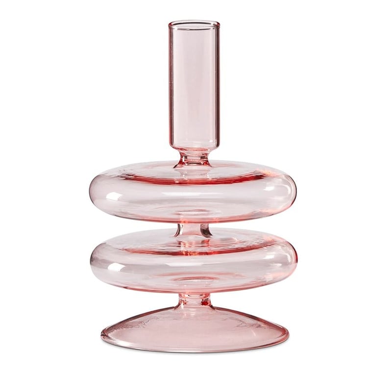 Merri Pink Short Layered Candle Holder