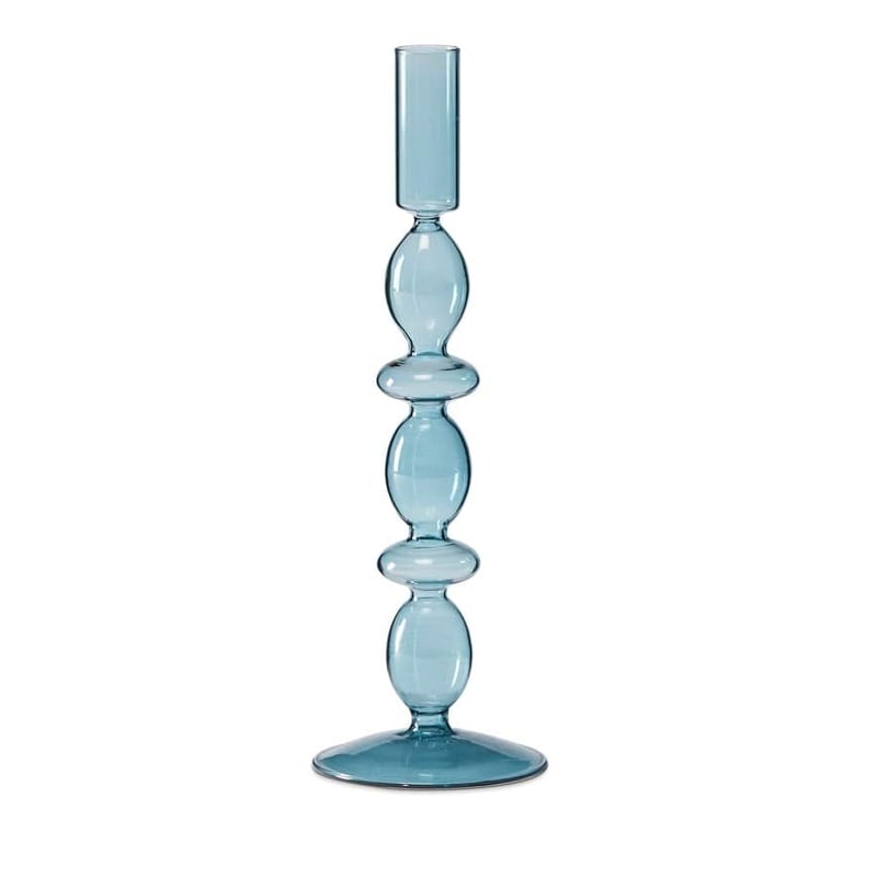 Merri Steel Blue Large Candle Holder