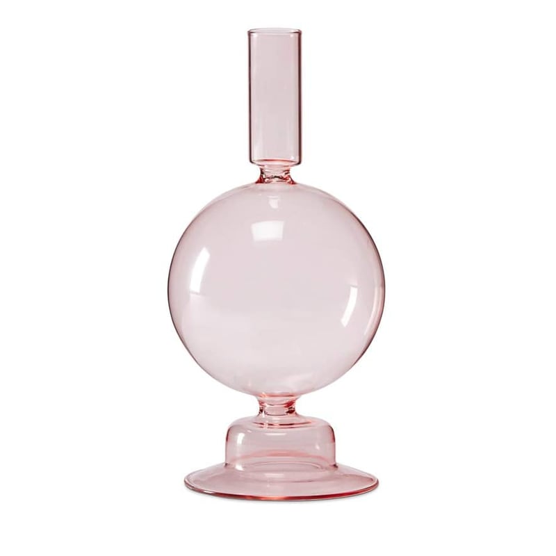 Merri Pink Round Candle Holder