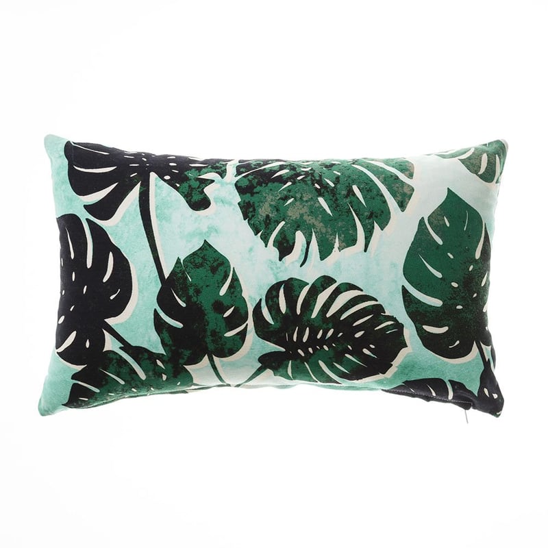 Monsteria Green Long Cushion