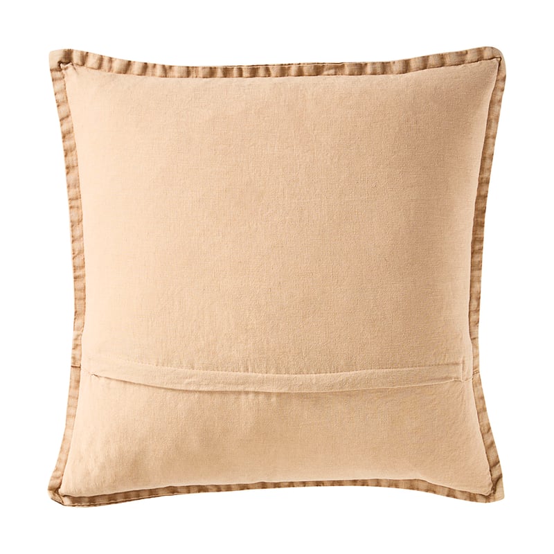 Belgian Egg Shell Vintage Washed Linen Cushion