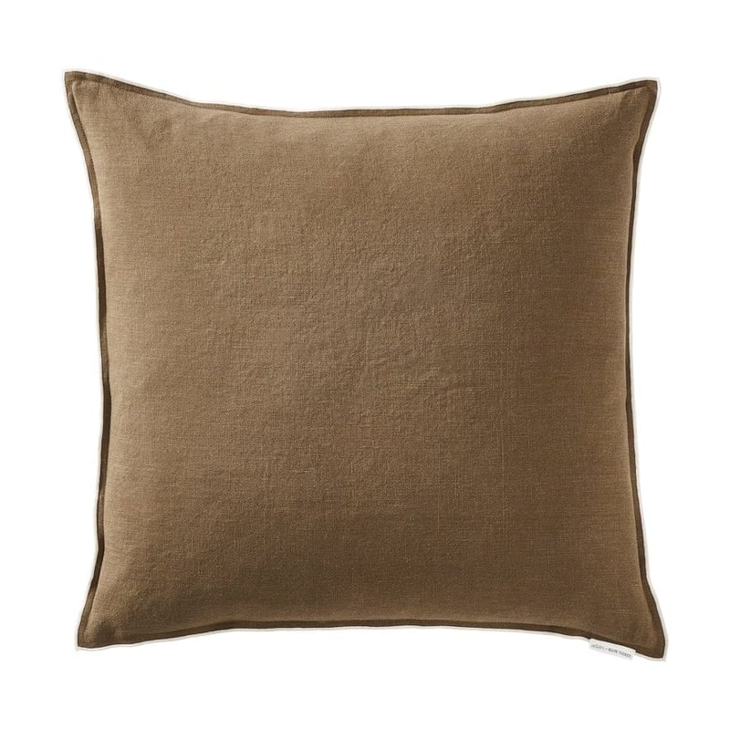 Washed Deep Olive Hemp Cushion