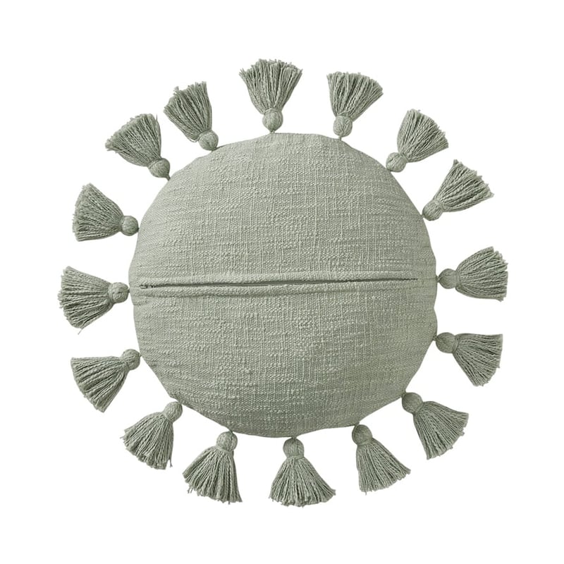 Aries Soft Green Round Cushion