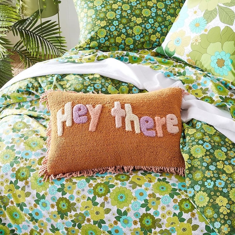 Hey There Brown Cushion