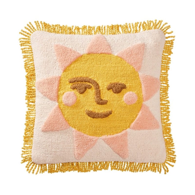 Happy Sun Yellow Cushion