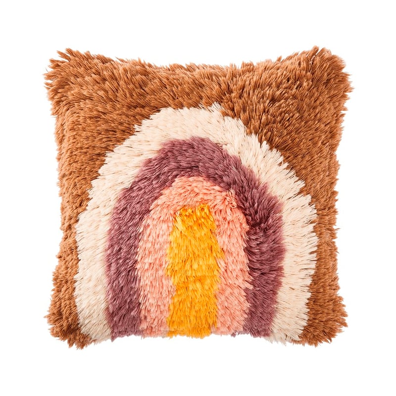 Shaggy Multi Rainbow Cushion