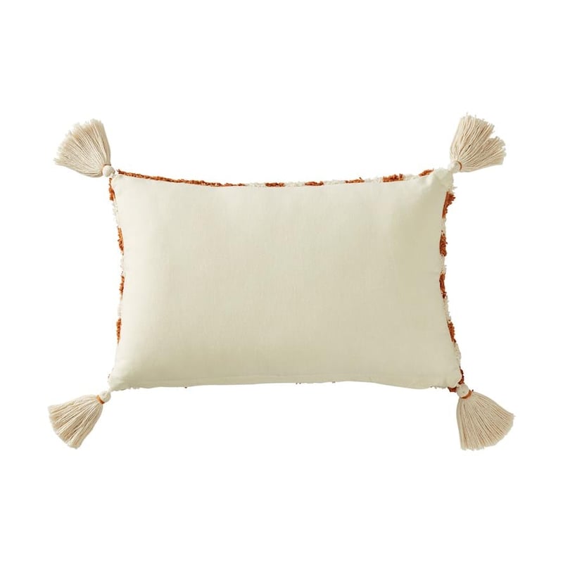 Checkerboard Desert Sand Tufted Cushion