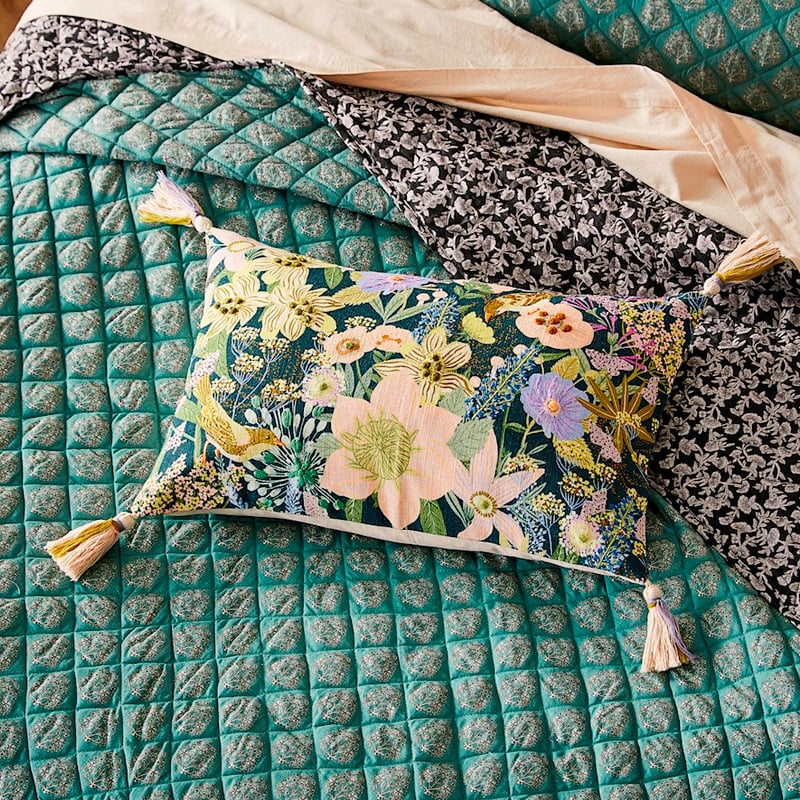 Green Harmony Green & Pink Cushion