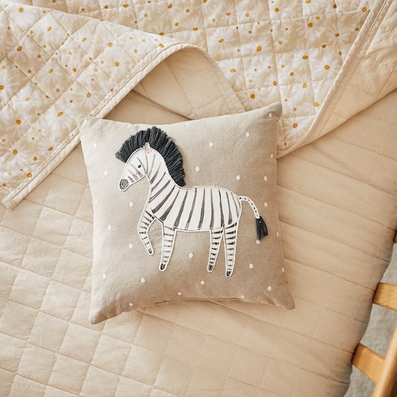 Nursery Friends Zebra Cushion