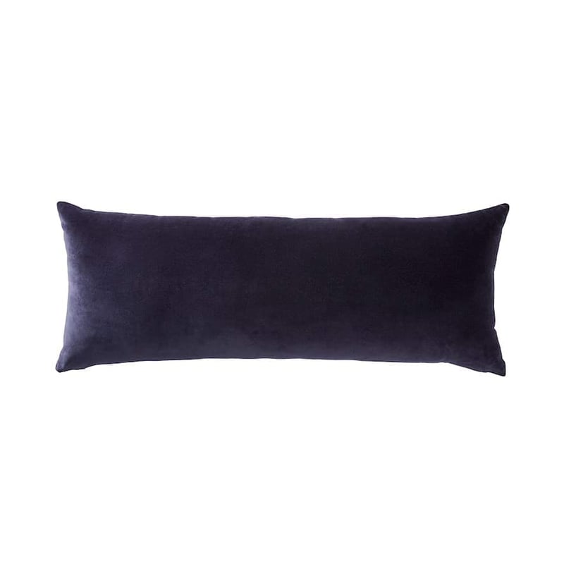 Bombay Navy Long Velvet Cushion