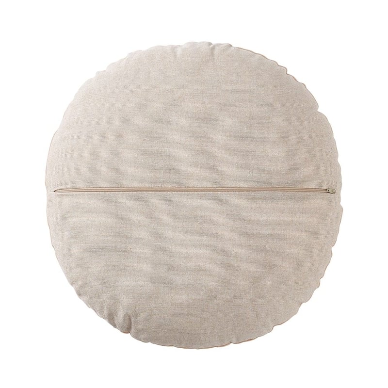 Bombay Latte Round Velvet Cushion