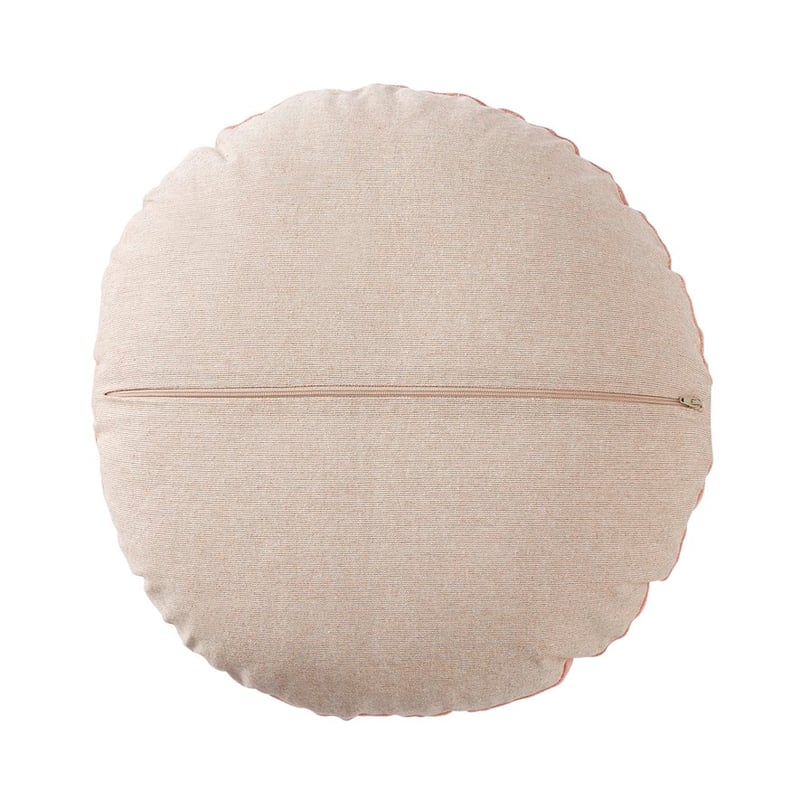 Bombay Misty Pink Round Velvet Cushion