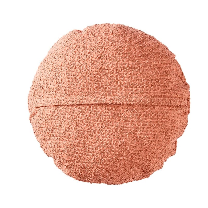 Greenwich Desert Sand Round Boucle Cushion