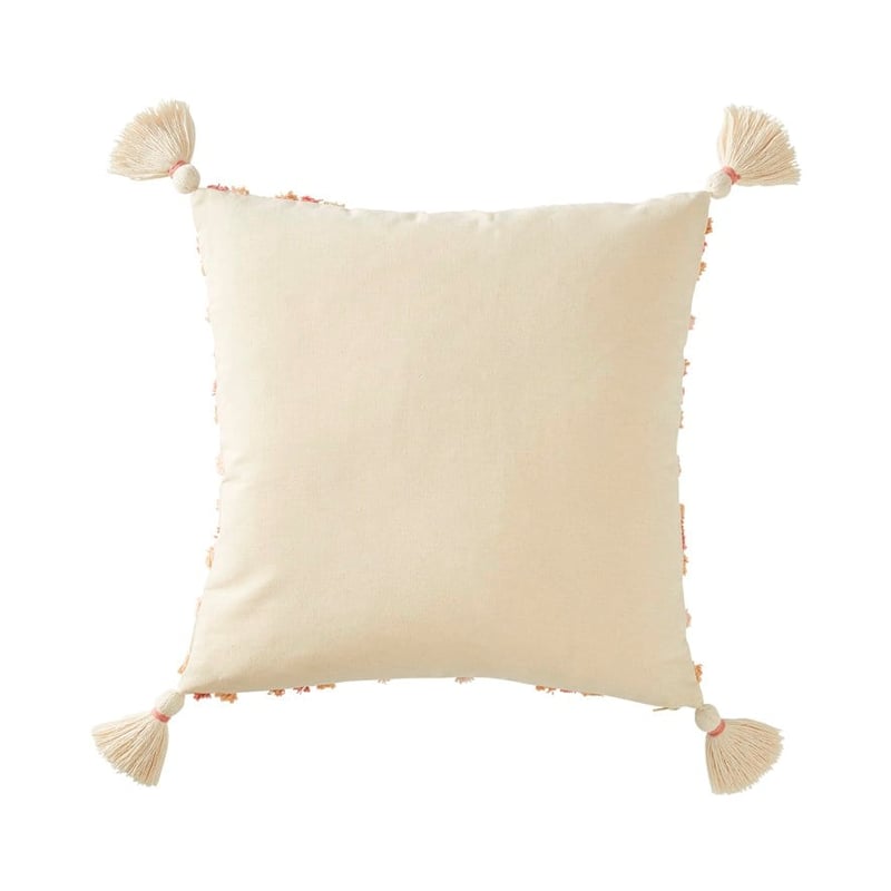 Jensen Pink Check Tufted Cushion