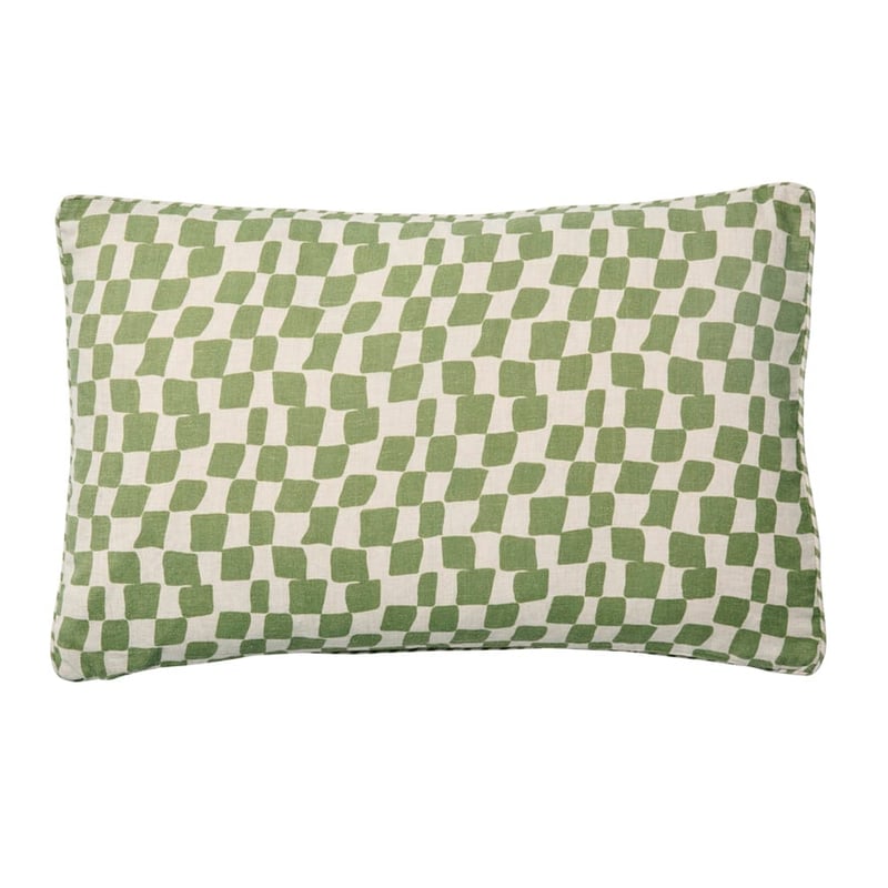 Kimmy Hogan Gathered Linen Cushion