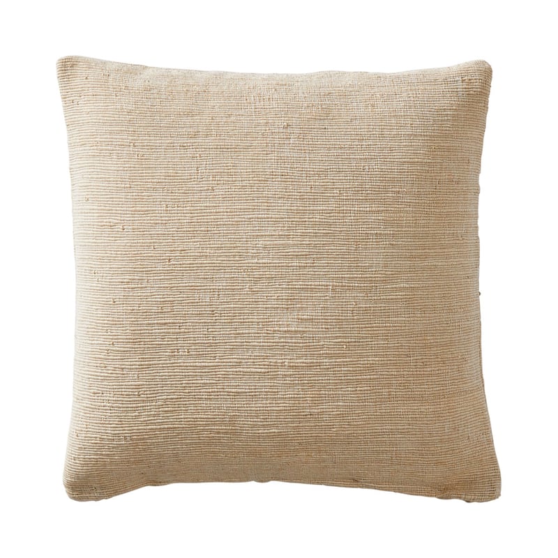 Caspian Natural & White Cushion