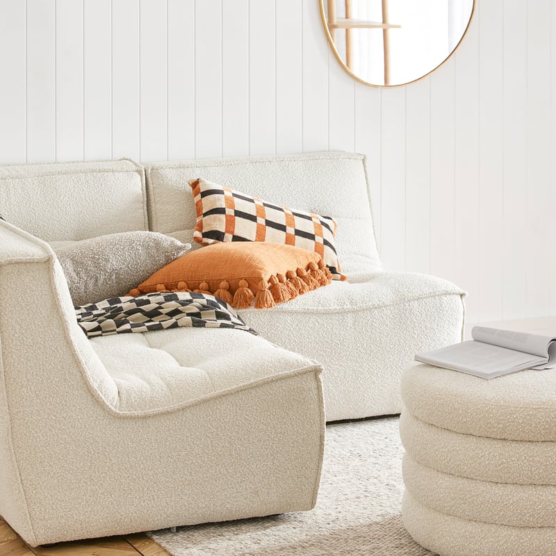 Delancey Brown & Black Velvet Cushion