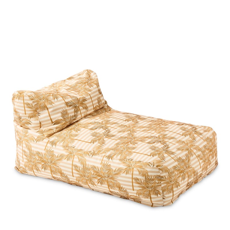 Outdoor Tan Palm Bean Bag Cover
