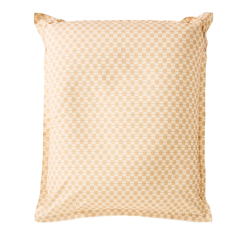 Outdoor Tan Checkerboard Floatable Floor Cushion Cover