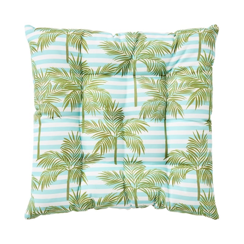 Outdoor Aqua Palm Chair Pad