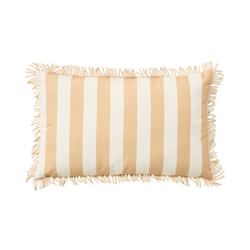 Outdoor Tan Palm Cushion 