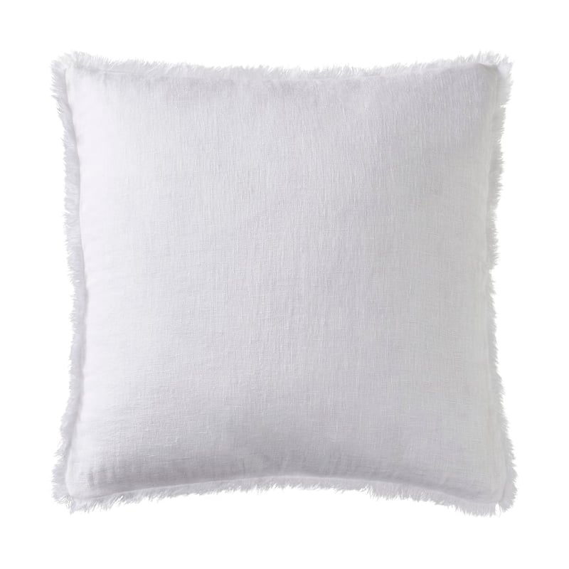 Suri White Linen Cushion