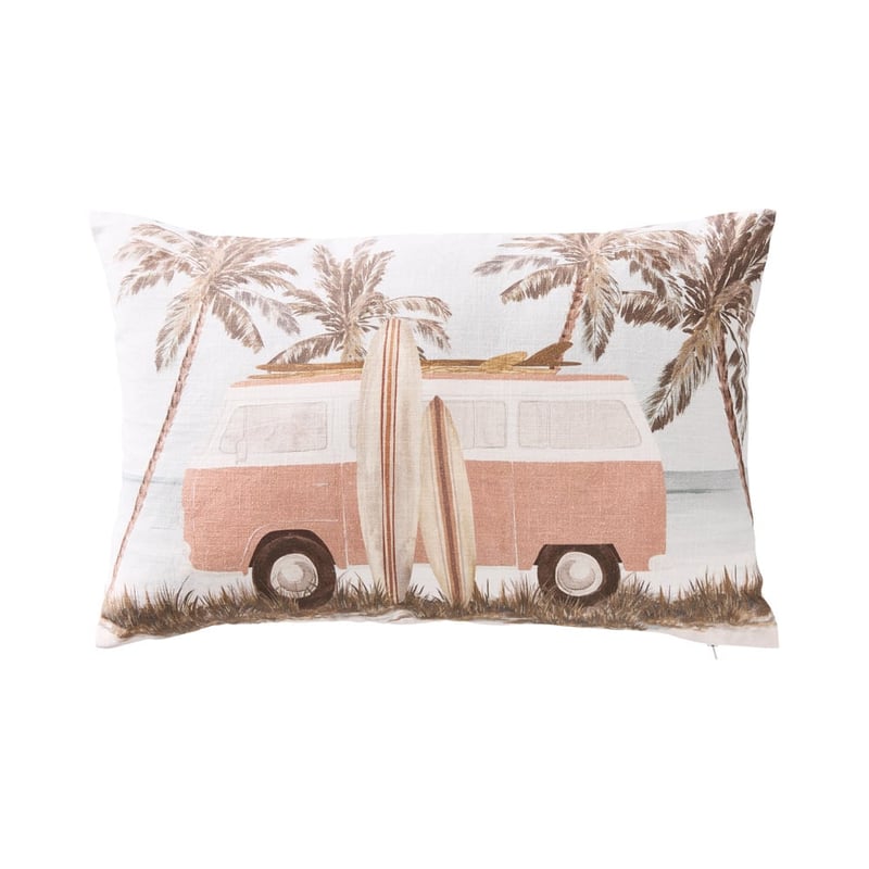 Retro Surf Blue Cushion