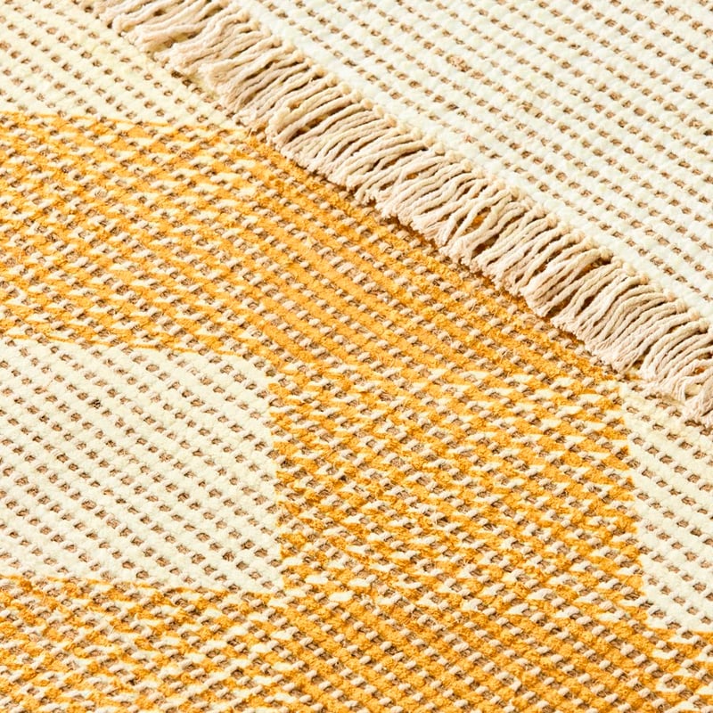 Monte Mustard Check Indoor Mat