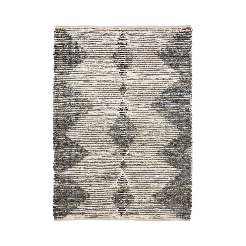Rowan Steel Blue & Natural Rug