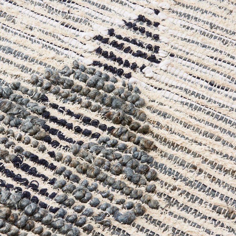 Rowan Steel Blue & Natural Rug