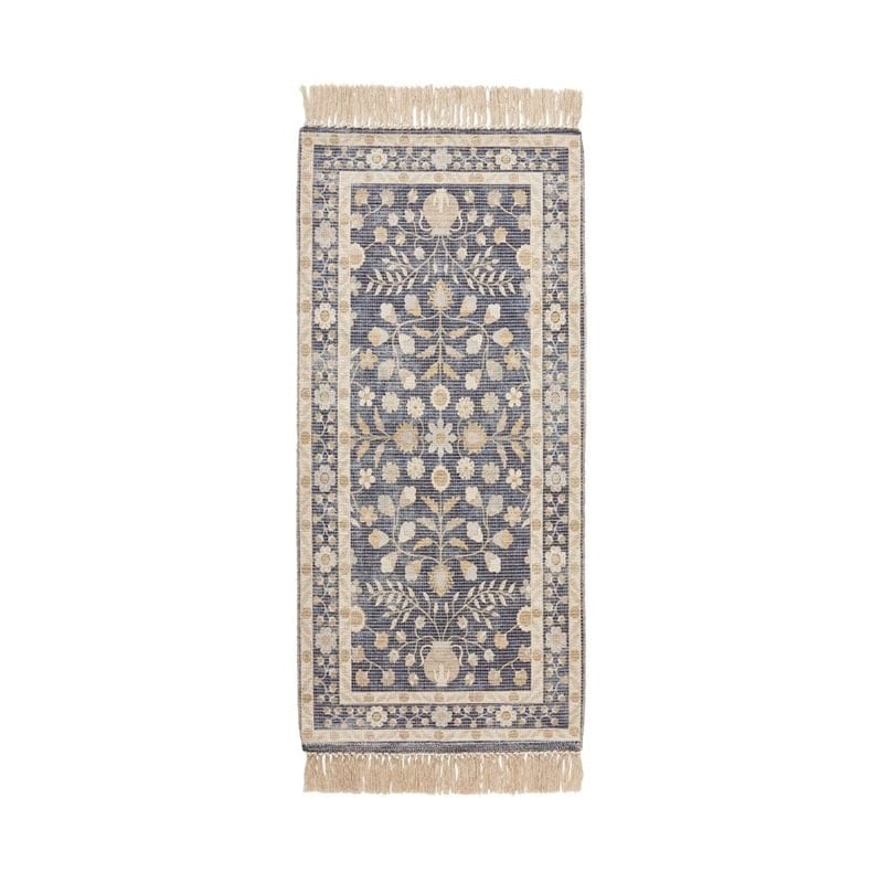 Cardiff Midnight Floral Rug Runner