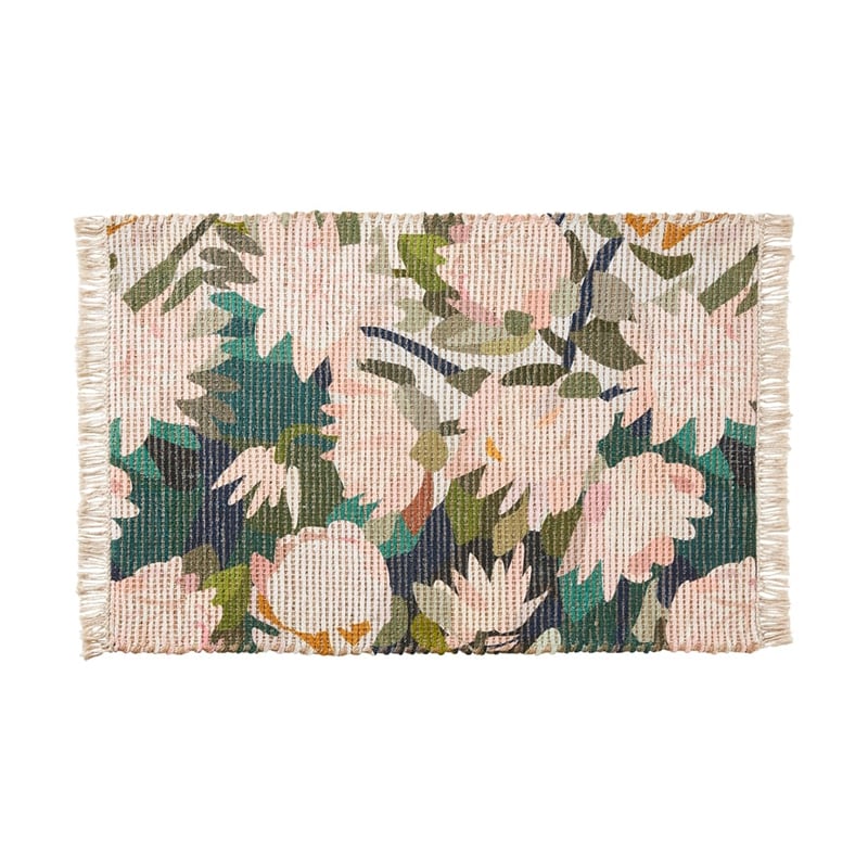 Kimmy Hogan Blush & Balsam Green Indoor Mat