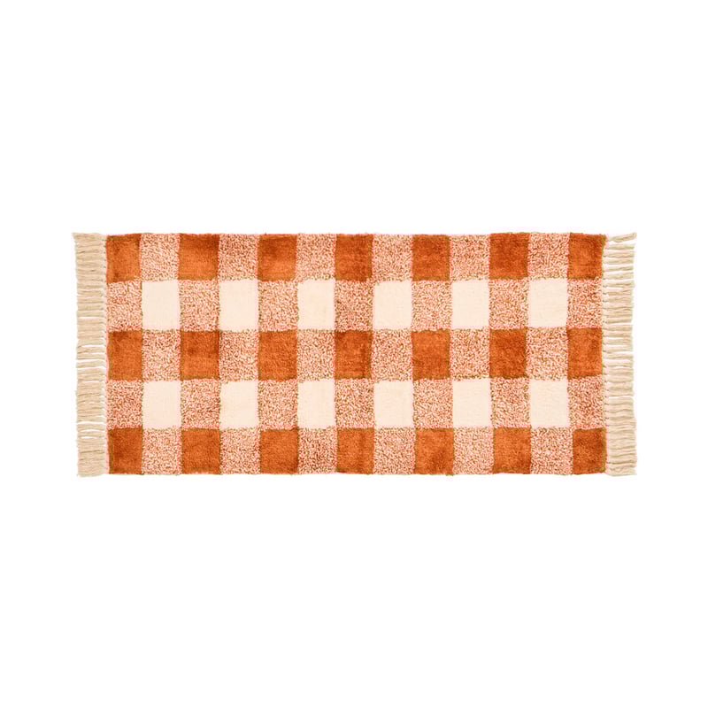Melva Natural & Rust Rug Runner
