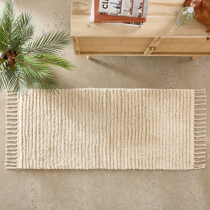 Bosko Almond Wool Rug Runner