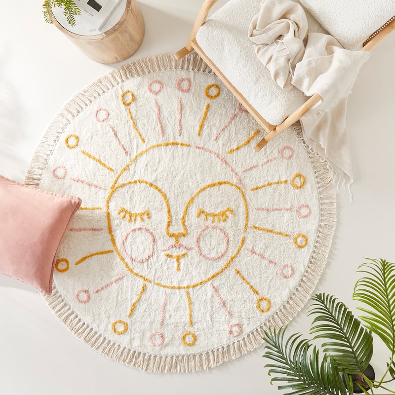 Ray of Sunshine Blush & Mustard Rug