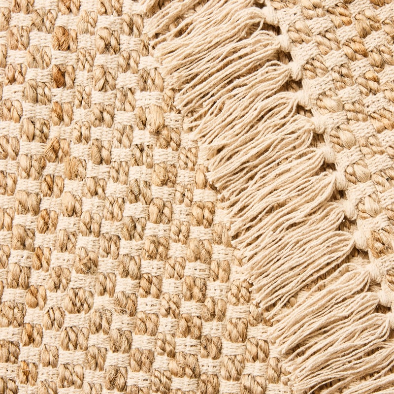 Palermo Natural Check Indoor Mat