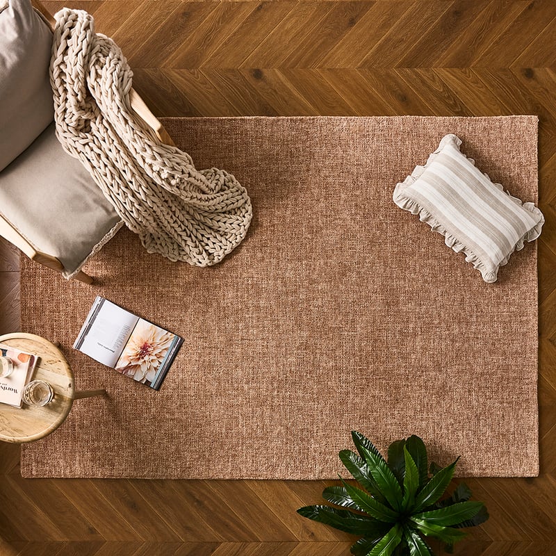 Derby Sandstone Melange Wool Rug